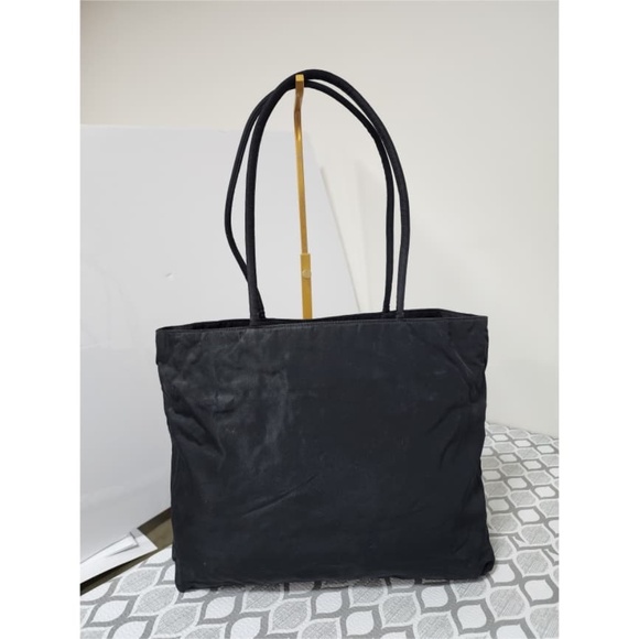 Authentic Prada Vintage Nylon Tote Bag Black - Picture 5 of 14